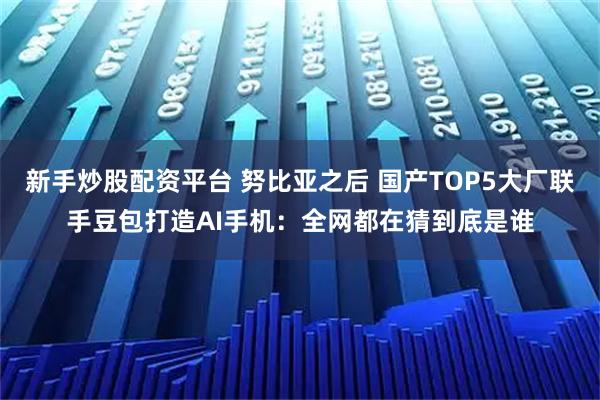 新手炒股配资平台 努比亚之后 国产TOP5大厂联手豆包打造AI手机：全网都在猜到底是谁